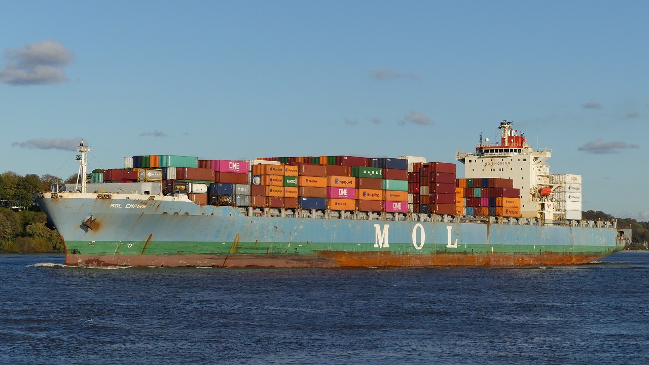 Containerschiff MOL Empire Containerschiff MOL Empire